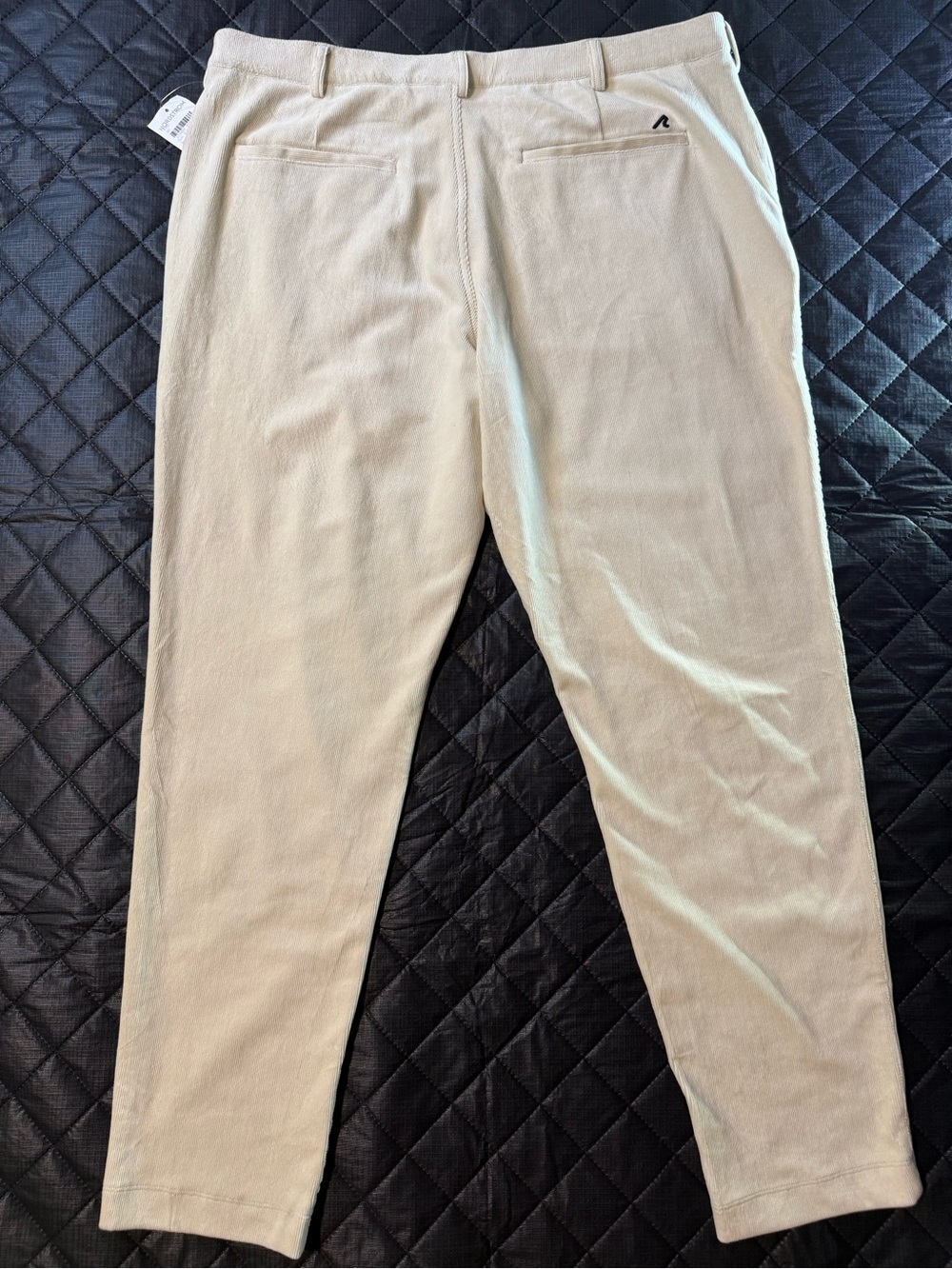 Redvanly Collins Pull-On Corduroy Golf Pants Oat XXL 32” Inseam - Picture 2 of 10